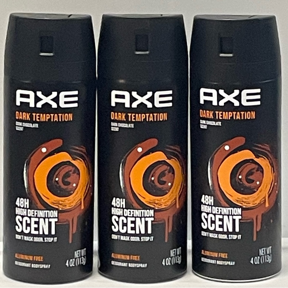 AXE Dark Temptation Body Spray - 4oz (Pack of 3)